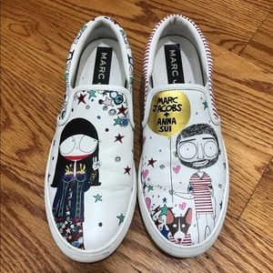 LIMITED EDITION Marc Jacobs + Anna Sui slip ons
